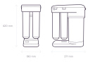 Aquaphor RO-101S Morion Kompaktowy i oszczędny system odwróconej osmozy z 5 litrowym zapasem czystej wody