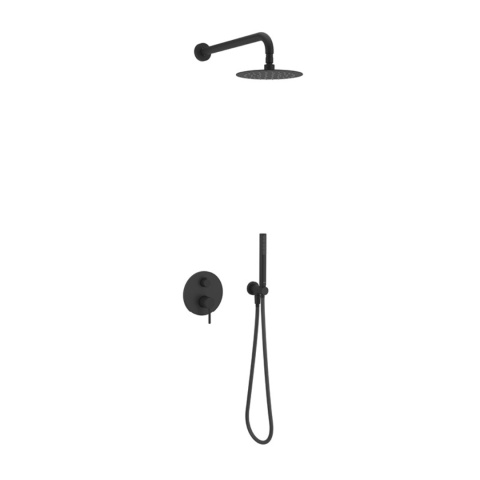 Excellent Seria Pi Zestaw prysznicowo-wannowy podtynkowy czarny AREX.SET.1245BL Excellent Seria Pi Zestaw prysznicowo-wannowy podtynkowy czarny AREX.SET.1245BL