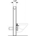 Geberit Monolith moduł sanitarny do WC wiszącego szkło czarne/aluminium czarny chrom 131.021.SJ.6