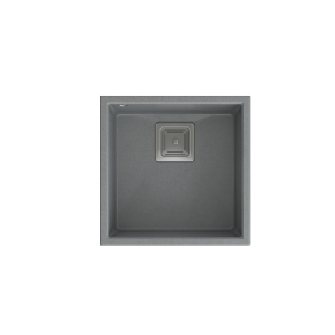 Quadron DAVID 40 GraniteQ Zlewozmywak Granitowy 42xc42cm black silver stone/elementy stalowe HQD4242U5-BS Quadron DAVID 40 GraniteQ Zlewozmywak Granitowy 42xc42cm black silver stone/elementy stalowe HQD4242U5-BS