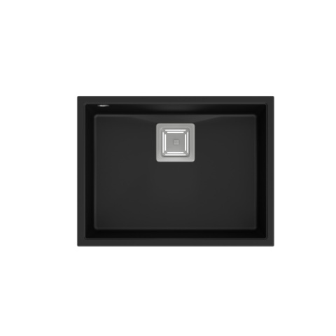 Quadron DAVID 50 GraniteQ Zlewozmywak Granitowy 55x42cm pure carbon/elementy stalowe HQD5542U7-BS Quadron DAVID 50 GraniteQ Zlewozmywak Granitowy 55x42cm pure carbon/elementy stalowe HQD5542U7-BS