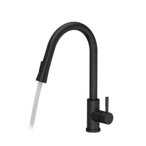 Quadron JULIA Steinsteel VERY BLACK - czarny mat bateria kuchenna z wyciąganą wylewką 3673500BLM Quadron JULIA Steinsteel VERY BLACK - czarny mat bateria kuchenna z wyciąganą wylewką 3673500BLM