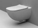 Vitalle PALO miska WC ceramiczna wisząca bezkołnierzowa, z deską 34.7 x 54 A34H137000