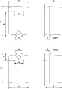 Biawar MINI 15L Podgrzewacz elektryczny zbiornikowy ciśnieniowy nadumywalkowy 30512