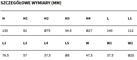 Excellent Seria Pi Bateria bidetowa bidetta AREX.1204CR