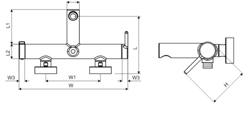 Excellent Seria Pi Bateria wannowa złota AREX.1205GL