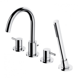 Omnires Y bateria wannowa 4-otworowa Chrom Y1232CR