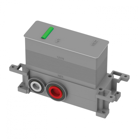Omnires BOX element podtynkowy termostatycznej baterii 2-wyjściowej BOXTE2F Omnires BOX element podtynkowy termostatycznej baterii 2-wyjściowej BOXTE2F