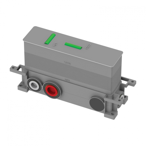 Omnires BOX element podtynkowy termostatycznej baterii 3-wyjściowej BOXTE3F Omnires BOX element podtynkowy termostatycznej baterii 3-wyjściowej BOXTE3F