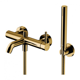 Omnires Y Bateria wannowa z zestawem prysznicowym Kolor złoty Y1231GL