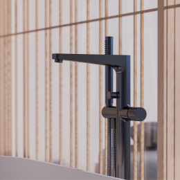 Omnires Contour bateria wannowa wolnostojąca antracyt CT8033AT