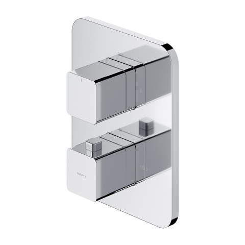 Omnires Parma termostatyczna bateria prysznicowo-wannowa podtynkowa kolor chrom PM7436CR