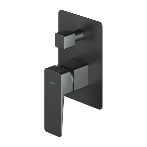 Omnires Parma bateria prysznicowo-wannowa podtynkowa kolor grafit PM7435GR