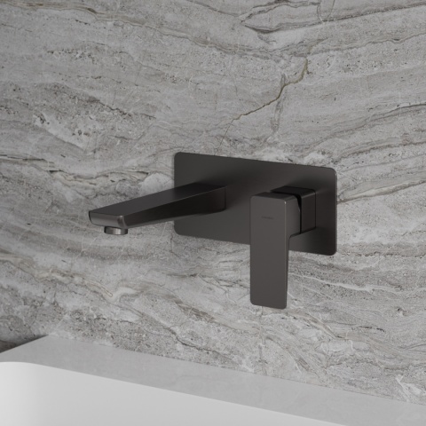 Omnires Parma bateria umywalkowa podtynkowa kolor grafit PM7415GR