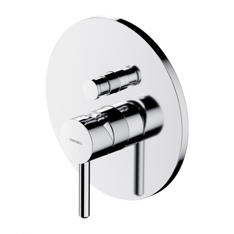 Omnres Y bateria prysznicowo-wannowa podtynkowa Chrom Y1235CR Omnres Y bateria prysznicowo-wannowa podtynkowa Chrom Y1235CR