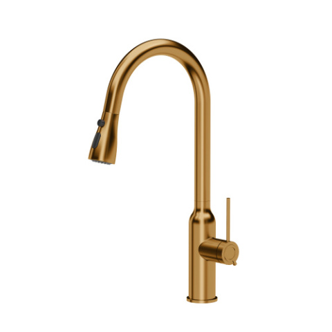 Quadron JESSICA Bateria Zlewozmywakowa Pull out shower SteelQ Nano PVD miedź 3573591_PVDC1