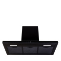 VDB T-Look 90 Black Okap kuchenny kominowy w kolorze czarnym