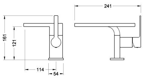 Art Platino Bateria umywalkowa chrom HUG-BUN.010C Art Platino Bateria umywalkowa chrom HUG-BUN.010C
