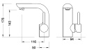 Art Platino Icona Bateria umywalkowa chrom ICO-BUN.010C