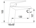 Art Platino Rok Bateria umywalkowa chrom ROK-BUN.010C