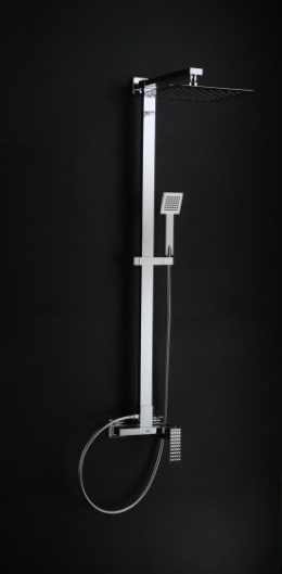 Art Platino Zestaw kabinowo-prysznicowy natynkowy chrom PAN-ZKPN.400C
