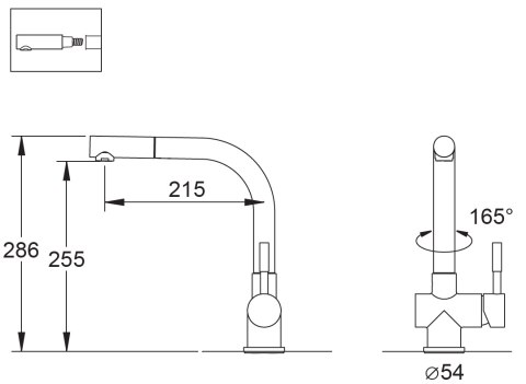 Blue Water Lira Bateria Kuchenna kolor ZŁOTY 5901730616309