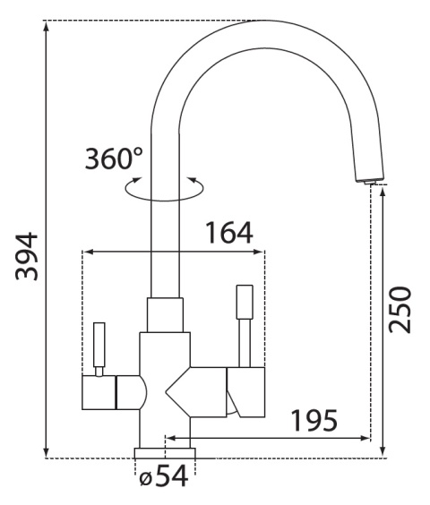 Blue Water Palmira Bateria Kuchenna inox 5901730611212