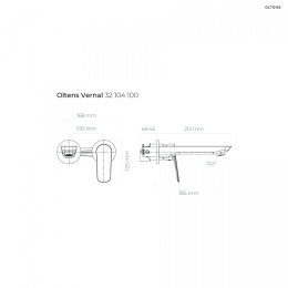 Z kodem LATO -7% !!! Oltens Vernal bateria umywalkowa podtynkowa kompletna chrom 32104100