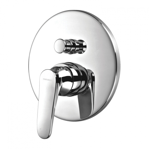 Omnires Art Deco bateria prysznicowo-wannowa podtynkowa kolor chrom AD5135CR