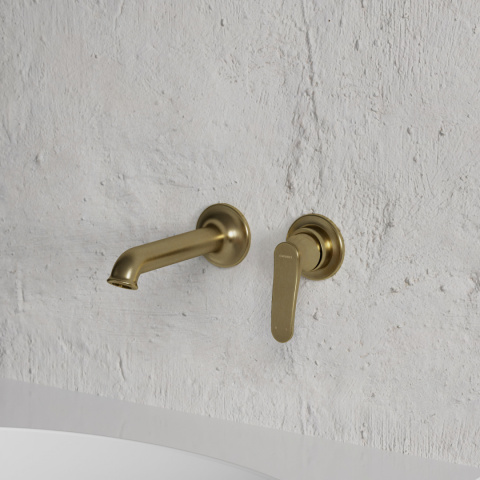 Omnires Art Deco bateria umywalkowa podtynkowa kolor brąz antyczny AD5115BR