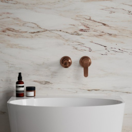 Omnires Art Deco bateria umywalkowa podtynkowa kolor miedź antyczna AD5115ORB