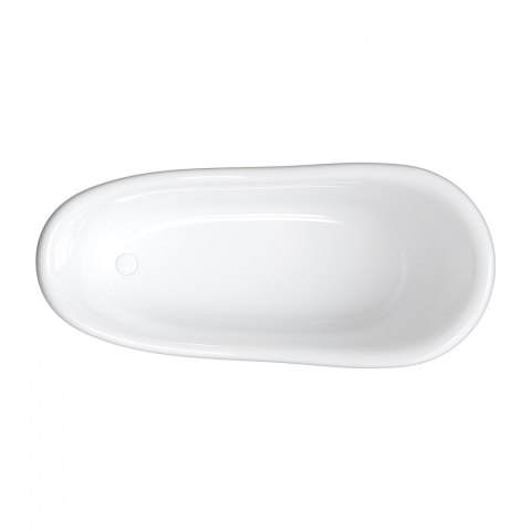 Omnires Comfort M+ wanna wolnostojąca M+, 168 x 76 cm Kolor biały/czarny połysk ATENA168BCP