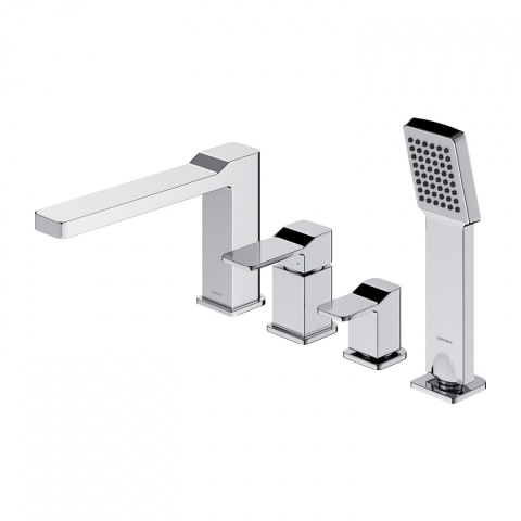 Omnires Slide bateria wannowa 4-otworowa kolor chrom SL7732CR