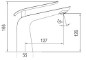 Art Platino Bateria umywalkowa chrom/biały EMI-BUN.010BC