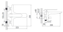 Art Platino Bateria wannowa chrom/biały EMI-BWN.020BC