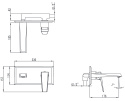 Art Platino Rok Bateria umywalkowa podtynkowa ROK-BPU.110C