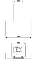 Faber V-AIR Okap 80cm Ścienny 330.0615.685