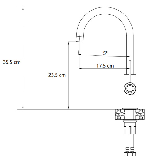 QUADRON JODIE Q LINE SLIM SteelQ pure carbon/Nano PVD złoty 3623511_BLMPVDG1