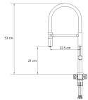 Quadron MARGOT Bateria Zlewozmywakowa T LINE SteelQ graphite metal 3623502_T1