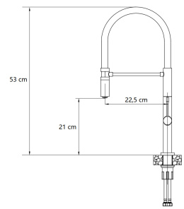 Quadron MARGOT Bateria Zlewozmywakowa T LINE SteelQ graphite metal 3623502_T1