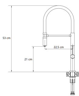 Quadron MARGOT T LINE SteelQ pure carbon / Nano PVD złoty 3623502_BLMPVDG1