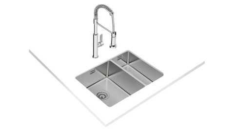 Teka Be Linea Rs15 2b 580 Zlewozmywak podwieszany 58x44cm ze stali szlachetnej 115030008 Teka Be Linea Rs15 2b 580 Zlewozmywak podwieszany 58x44cm ze stali szlachetnej 115030008