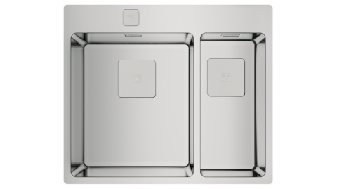 Teka Forlinea Rs15 2B 580 Zlewozmywak 2-komorowy do wbudowania 58x50cm ze stali szlachetnej 115030013