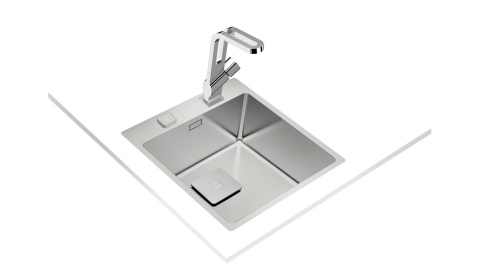 Teka Forlinea Rs15 40.40 Zlewozmywak do wbudowania 44x50cm ze stali szlachetnej 115000019 Teka Forlinea Rs15 40.40 Zlewozmywak do wbudowania 44x50cm ze stali szlachetnej 115000019