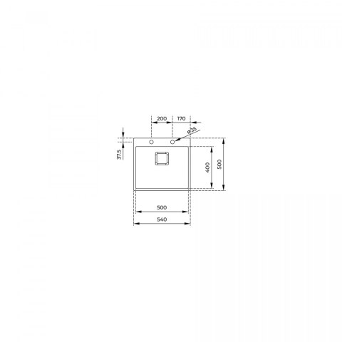 Teka Forlinea Rs15 50.40 Zlewozmywak do wbudowania 54x44cm ze stali szlachetnej 115000017 Teka Forlinea Rs15 50.40 Zlewozmywak do wbudowania 54x44cm ze stali szlachetnej 115000017