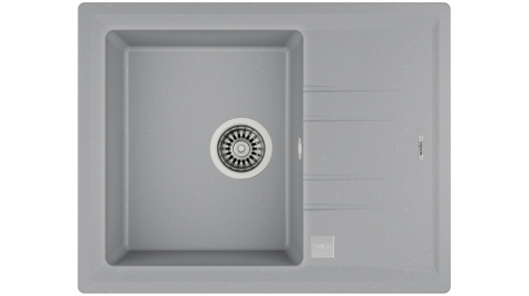 Teka Stone 45 S-TG Zlewozmywak granitowy 65x51cm do wbudowania z tegranitu kolor aluminium 115330049 Teka Stone 45 S-TG Zlewozmywak granitowy 65x51cm do wbudowania z tegranitu kolor aluminium 115330049