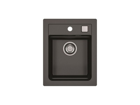 Alveus Atrox 10 Zlewozmywak Granitowy 40x50cm kolor Czarny 1139771 Alveus Atrox 10 Zlewozmywak Granitowy 40x50cm kolor Czarny 1139771