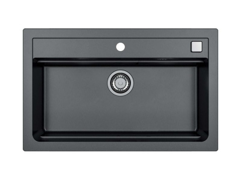 Alveus Atrox 40 Zlewozmywak Granitowy 79x50cm Kolor Czarny 1140447 Alveus Atrox 40 Zlewozmywak Granitowy 79x50cm Kolor Czarny 1140447