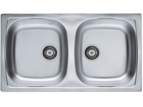 Alveus Basic 160 Zlewozmywak Stalowy 78x43,5cm Struktura Len 1049434 Alveus Basic 160 Zlewozmywak Stalowy 78x43,5cm Struktura Len 1049434