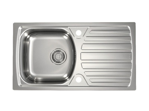 Alveus Basic 170 Zlewozmywak Stalowy78x43,5cm Smooth&Semi Shiny 1136539 Alveus Basic 170 Zlewozmywak Stalowy78x43,5cm Smooth&Semi Shiny 1136539